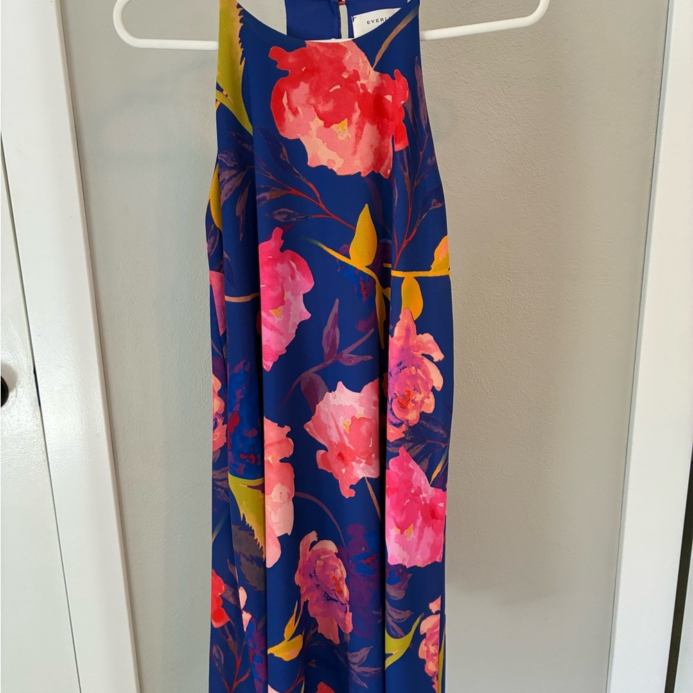 Everly Blue and Pink Dress